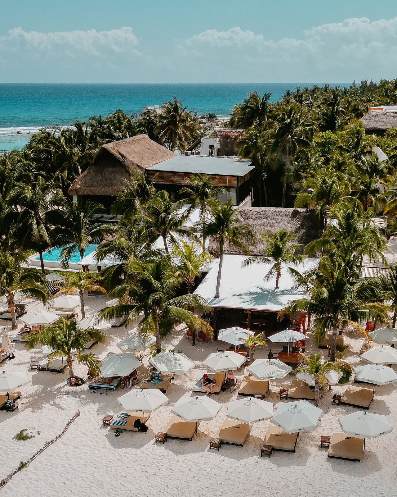 Oceanvs Beach Club desde el aire